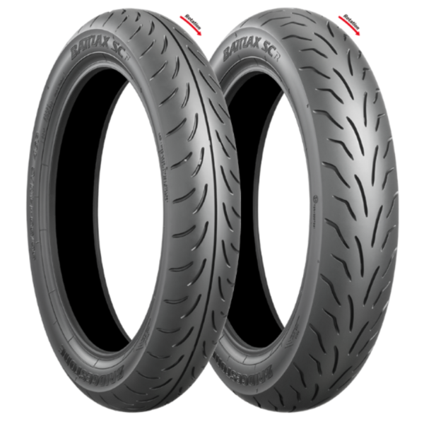 Neumático Scooter Bridgestone Battlax Scooter 110/90 - 13 55p Tl Trasero