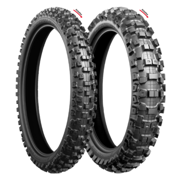 Neumático Moto Bridgestone M404 70/100 - 10 38m Tt Trasero